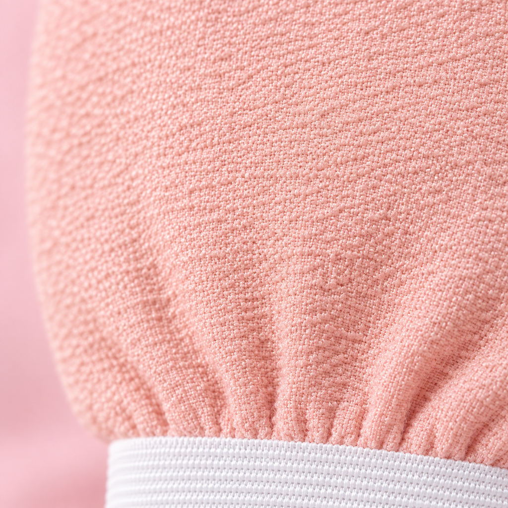 Texture du gant exfoliant