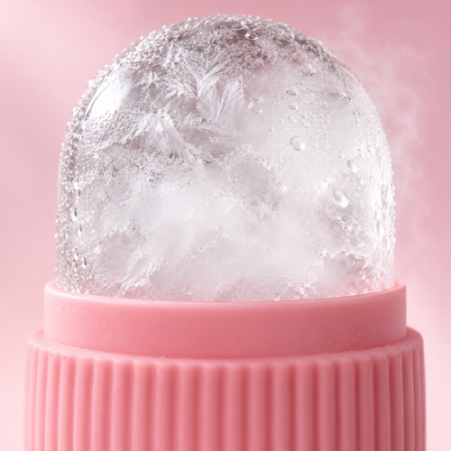 Dôme de glace givrée de l'ice roller