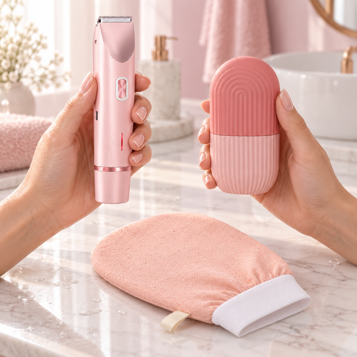 La routine du rituel en main